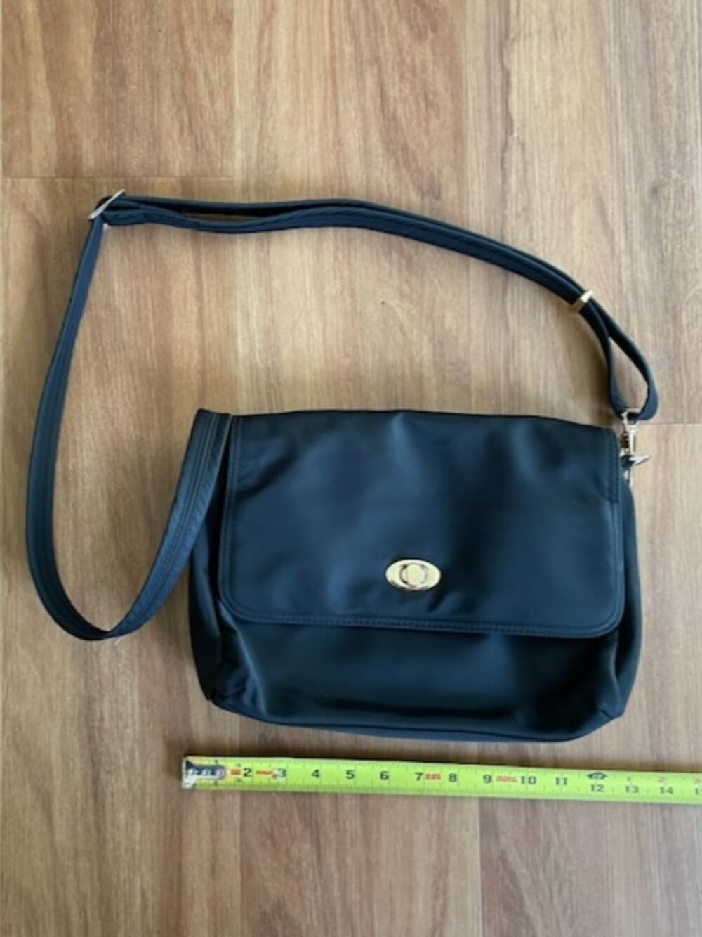 Travelon black crossbody secuity travel purse, black